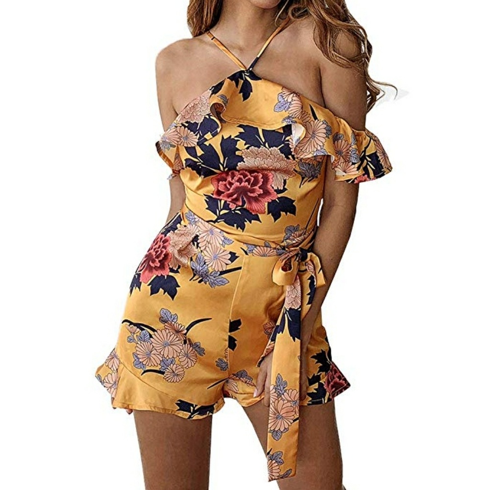 Sexy Floral Romper